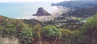 Piha avec le Lion Rock