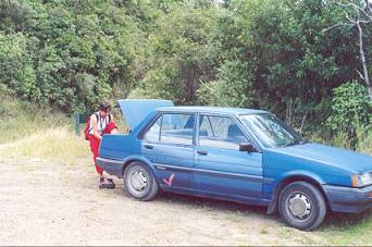 La petite voiture de Franois qui nous aura rendu bien des services